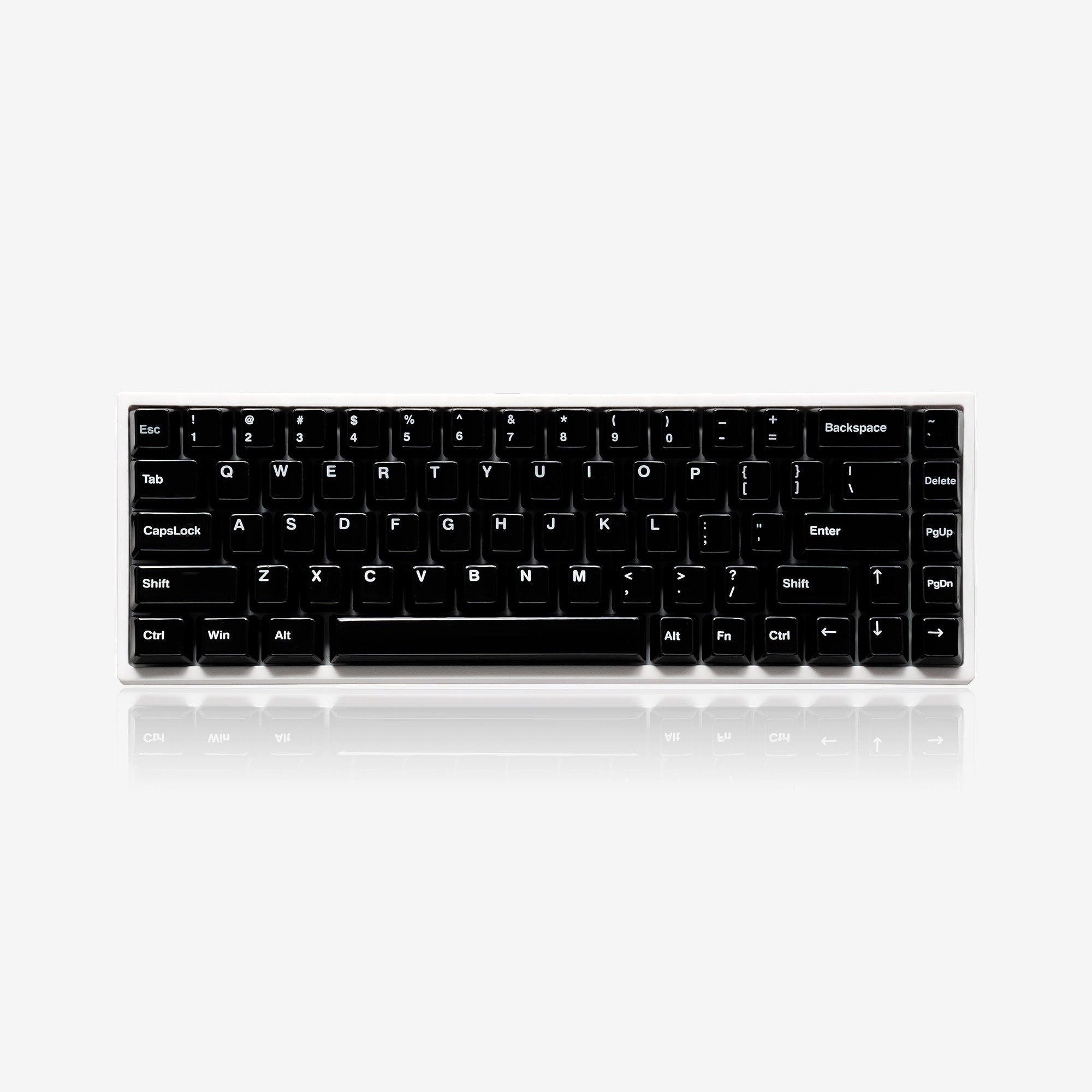 Cerakey Black Ceramic Keycaps Set