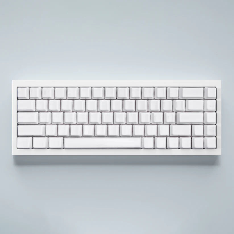 ceramic white blank keycaps