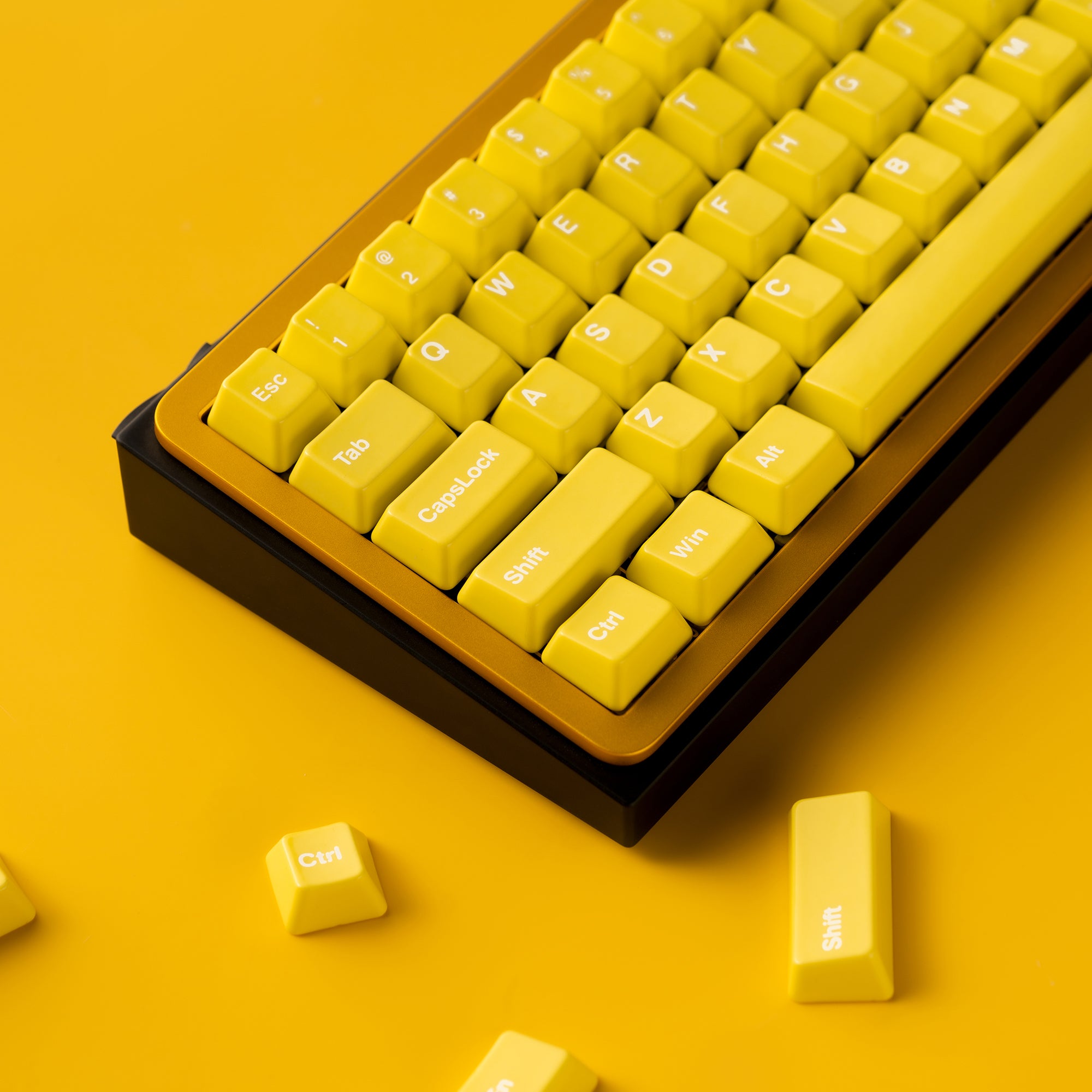 Ceramic Keycap Full Set-Yellow