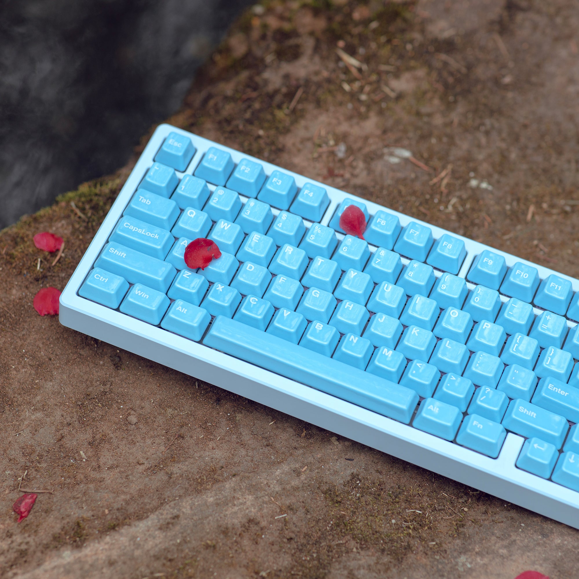 Ceramic Keycap Full Set-Water Blue