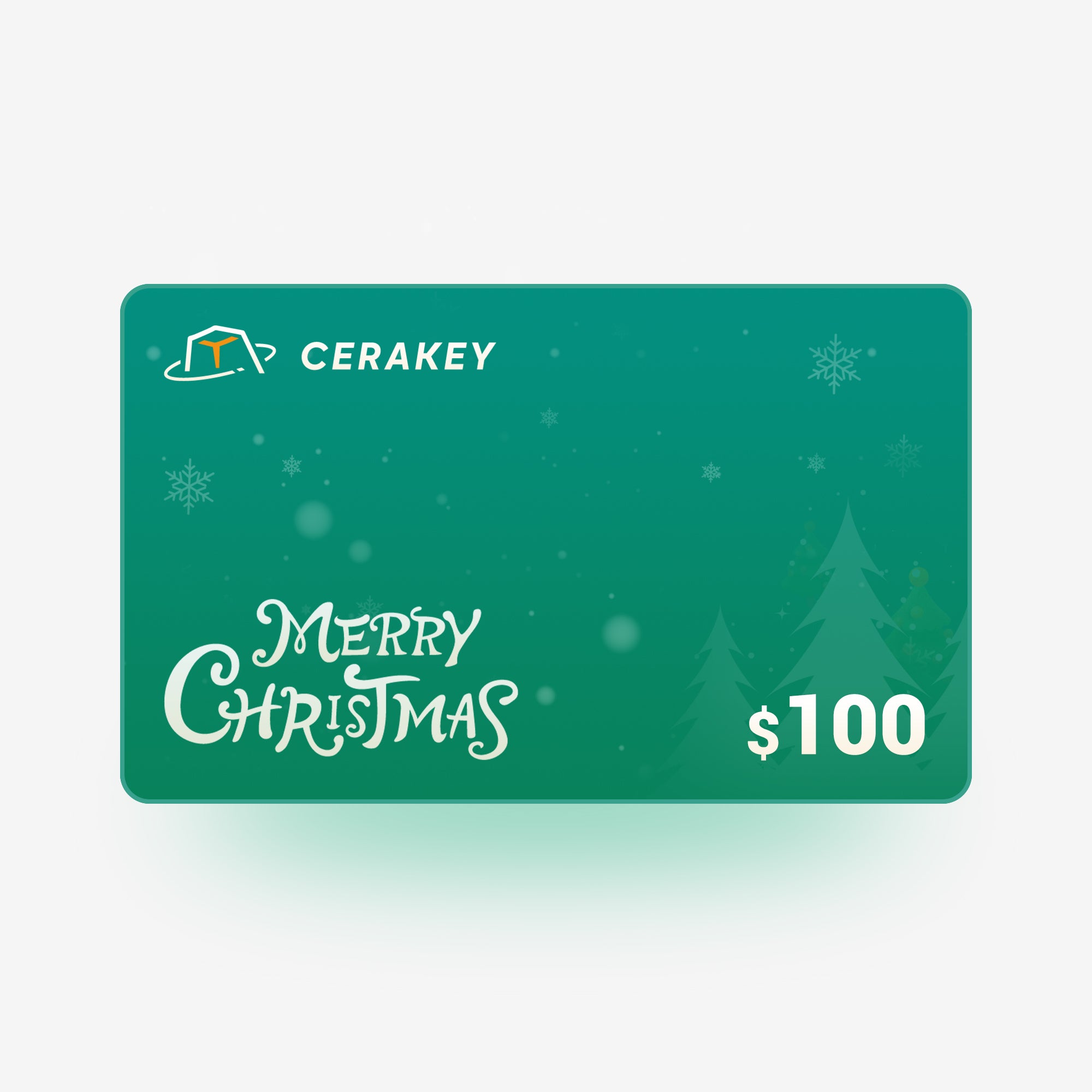 Cerakey Christmas Gift Card