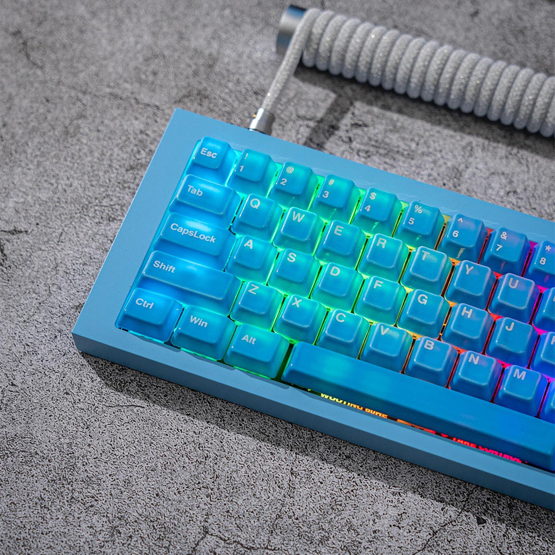 Ceramic Keycap Vollset - Water Blue