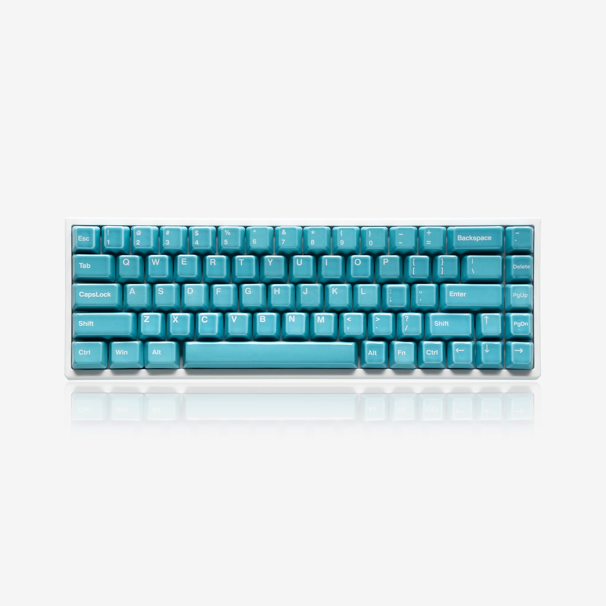 Ceramic Keycap Full Set-Canal Blue