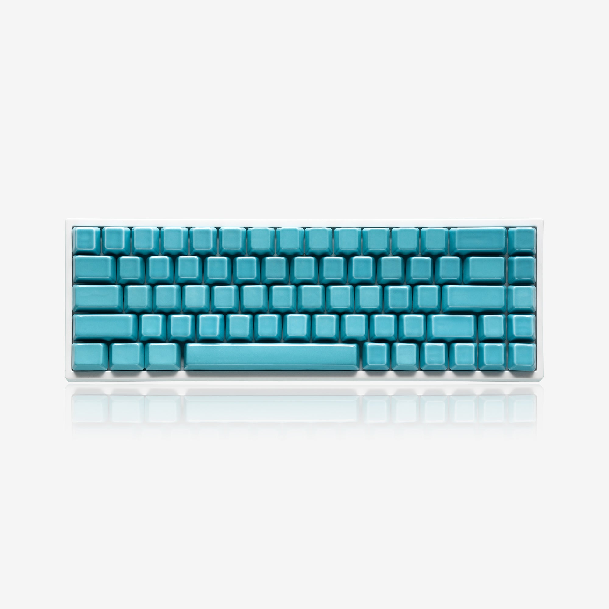 Ceramic Keycap Full Set-Canal Blue