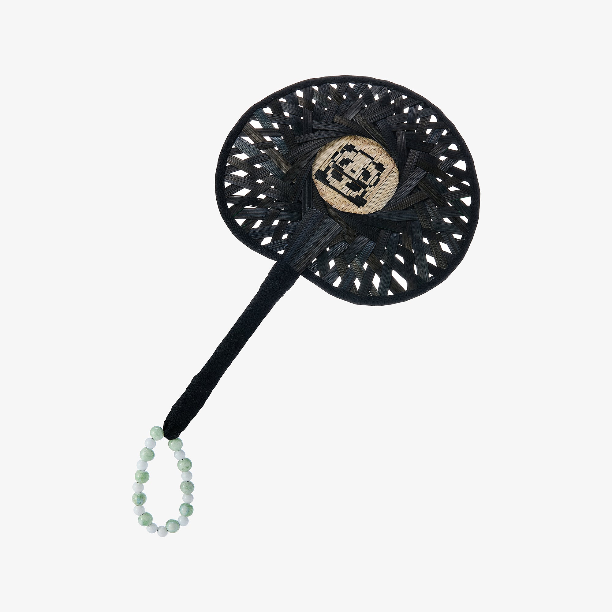 Handmade Panda Bamboo Woven Fan