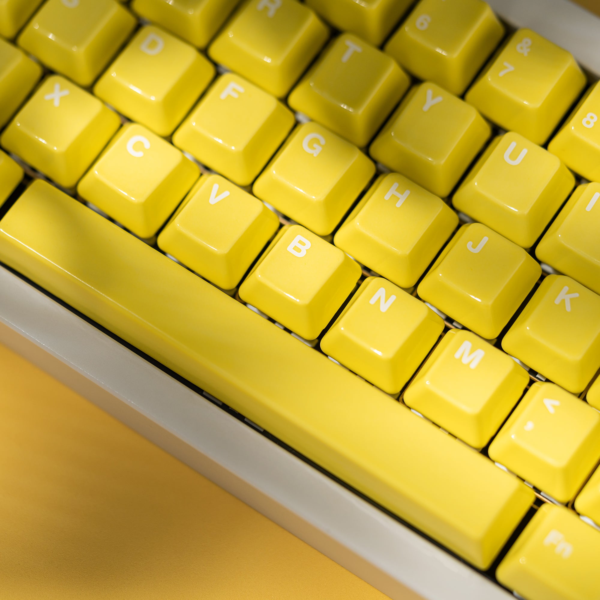 Ceramic Keycap Vollset - Gelb