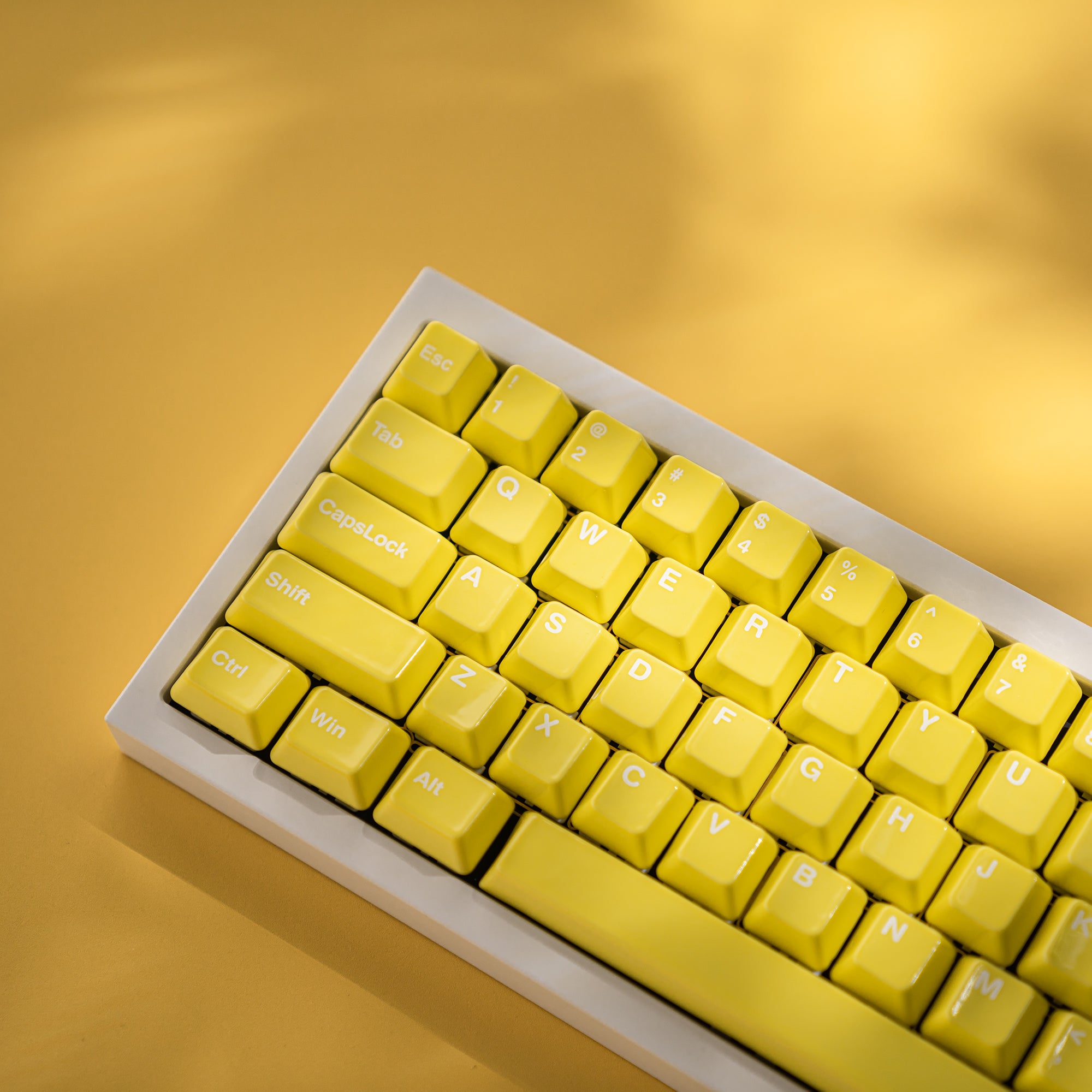 Ceramic Keycap Full Set-Yellow