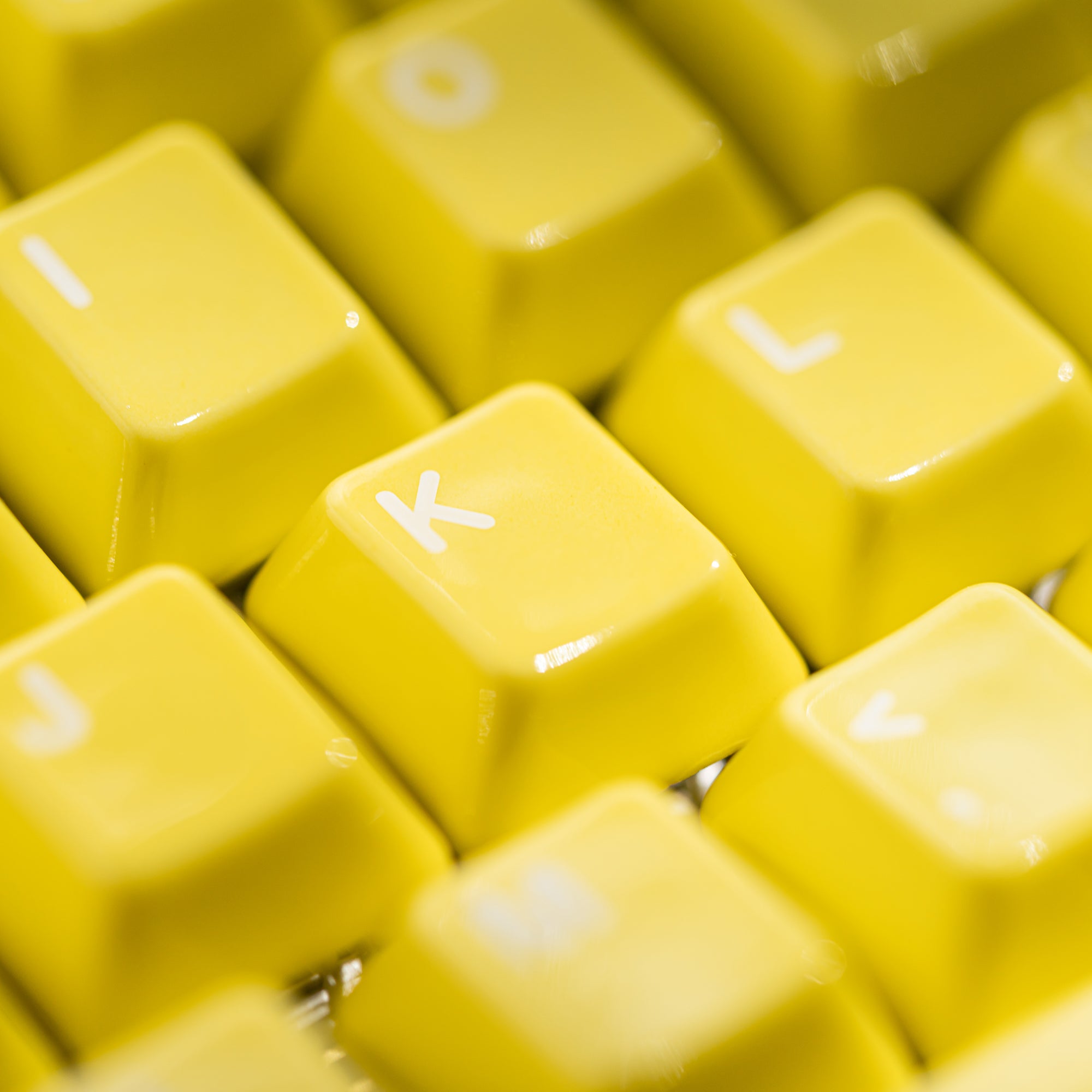 Ceramic Keycap Vollset - Gelb