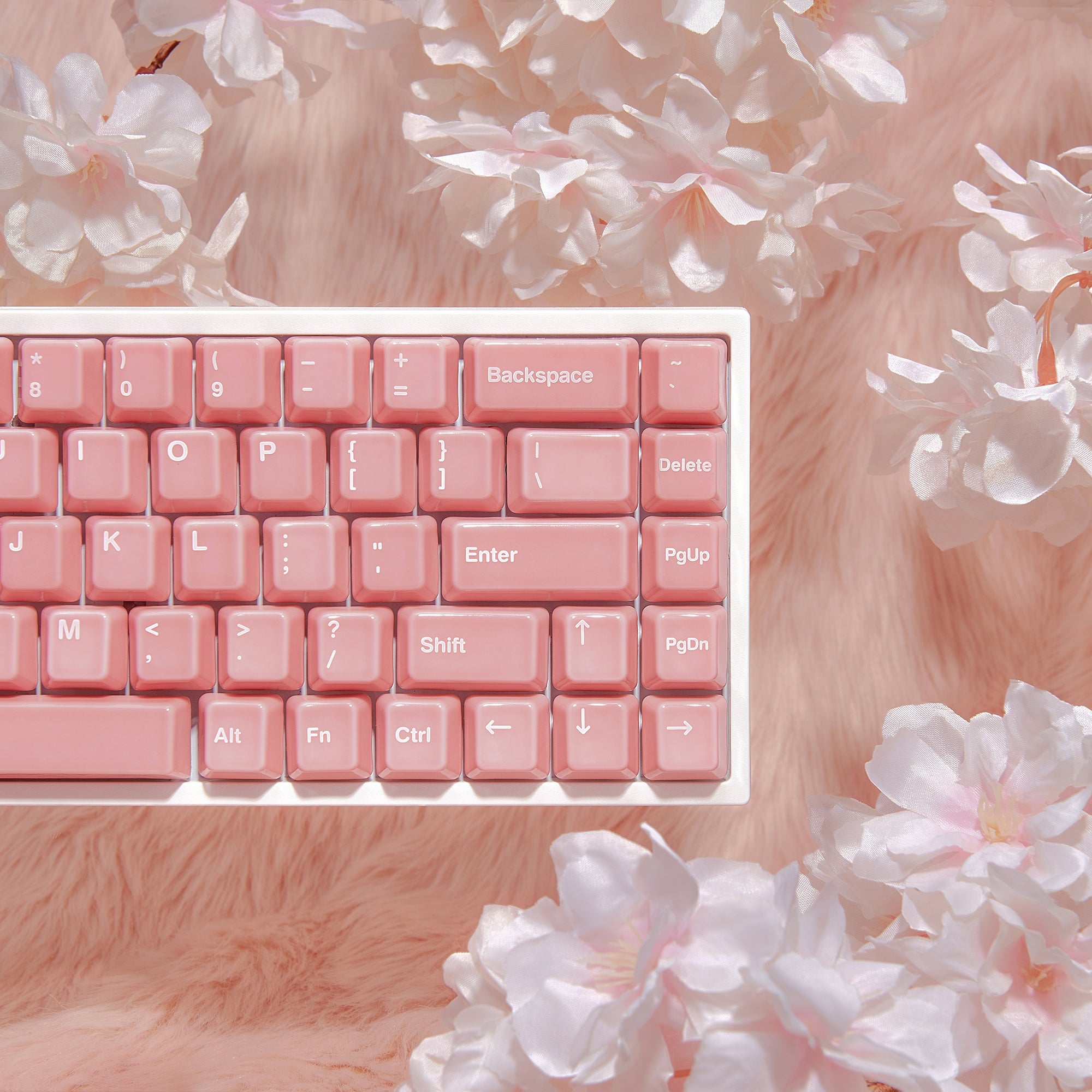 Ceramic Keycap Full Set-Pink