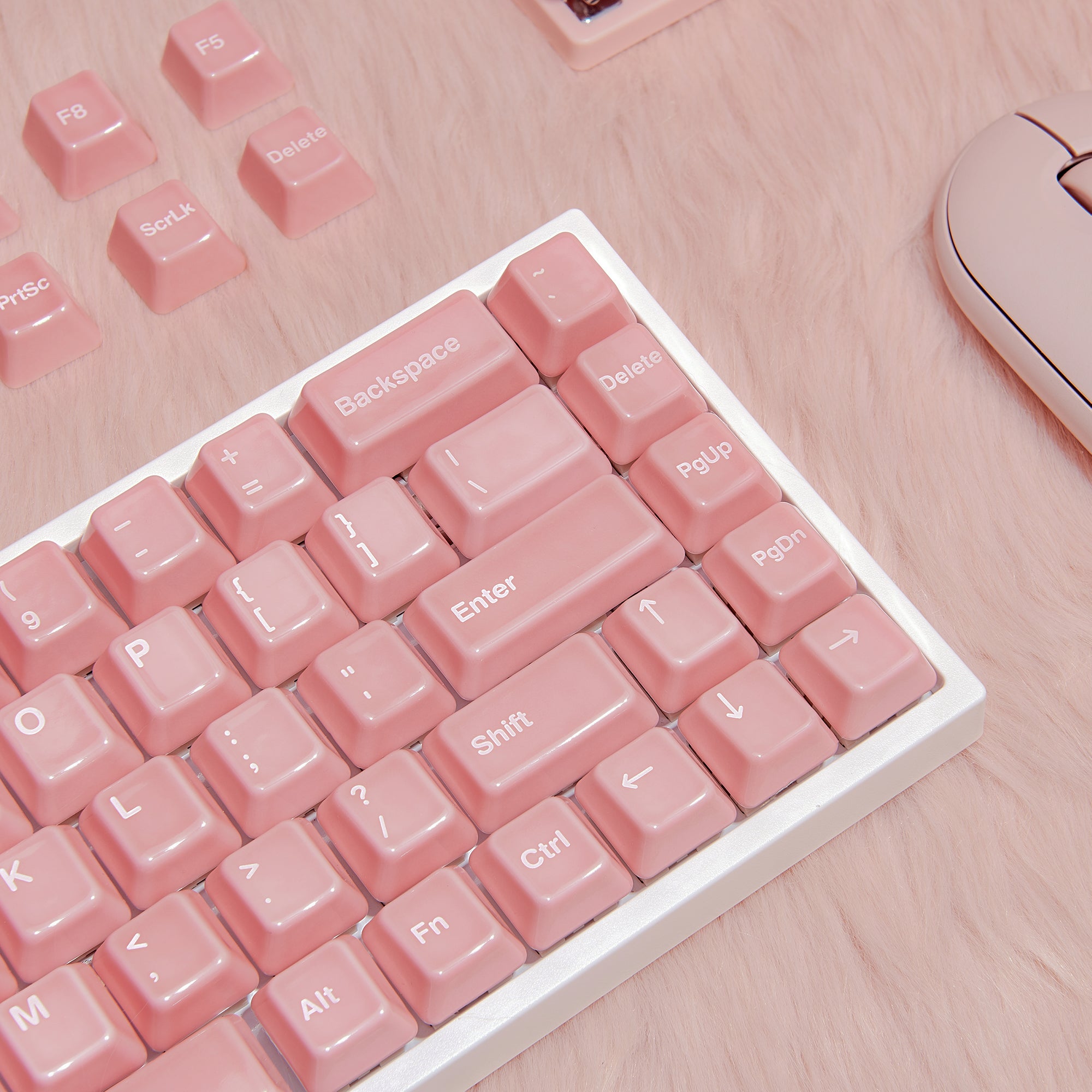 Ceramic Keycap Full Set-Pink