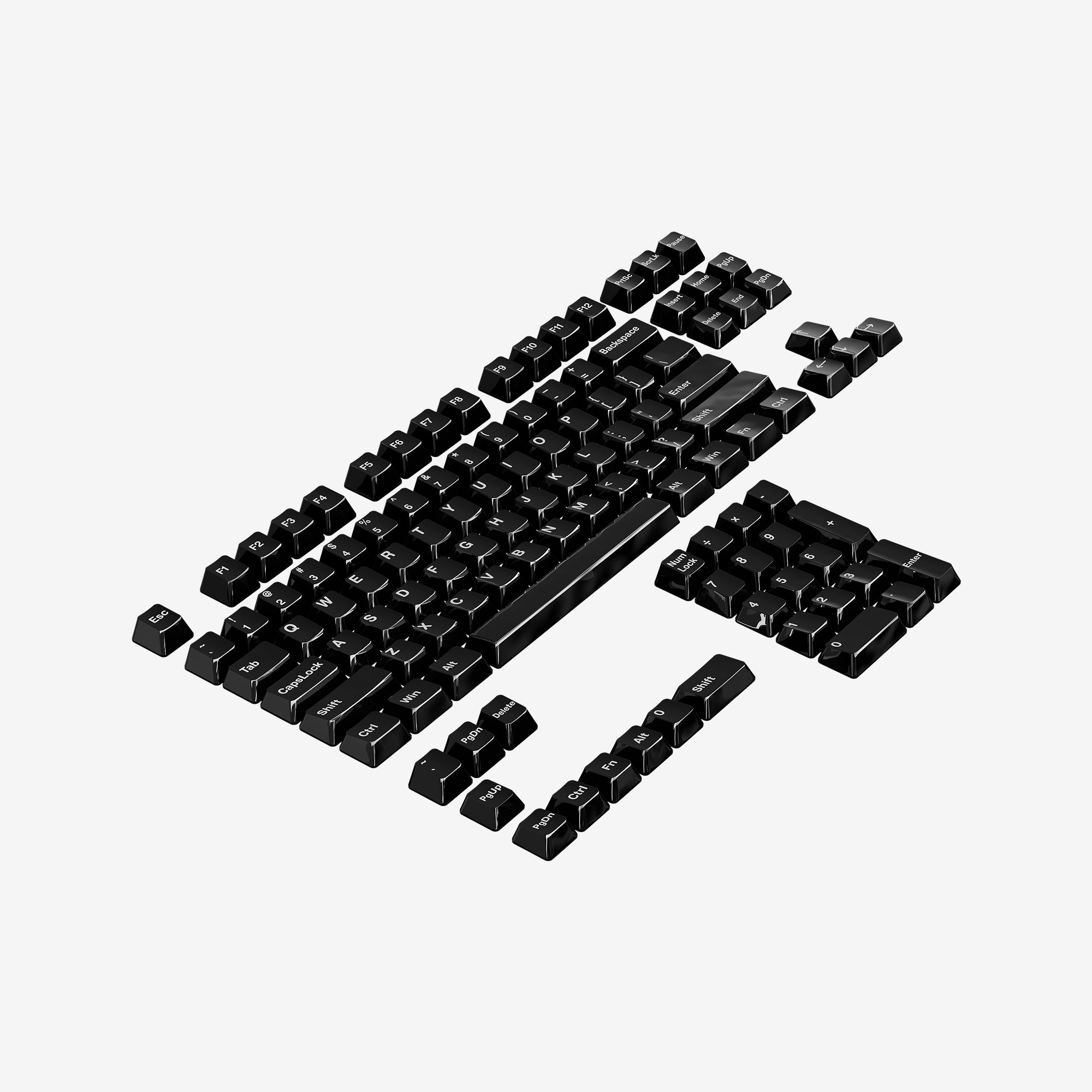 Ceramic Keycap Full Set-Black