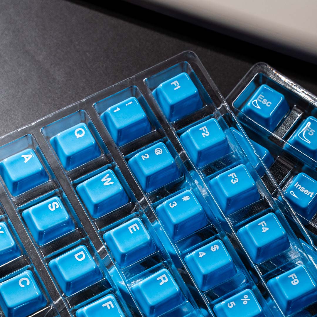 Ceramic Keycap Vollset - Water Blue