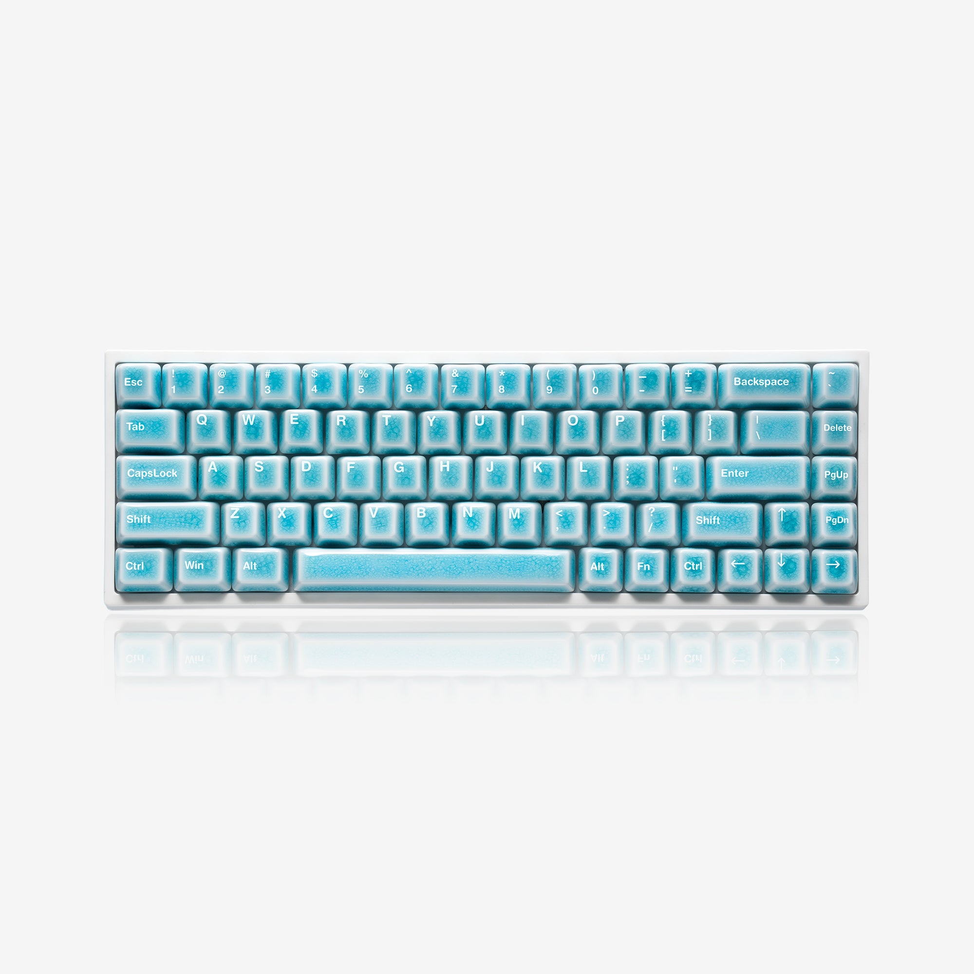 Ceramic Keycap Full Set V2-Blue Crazed