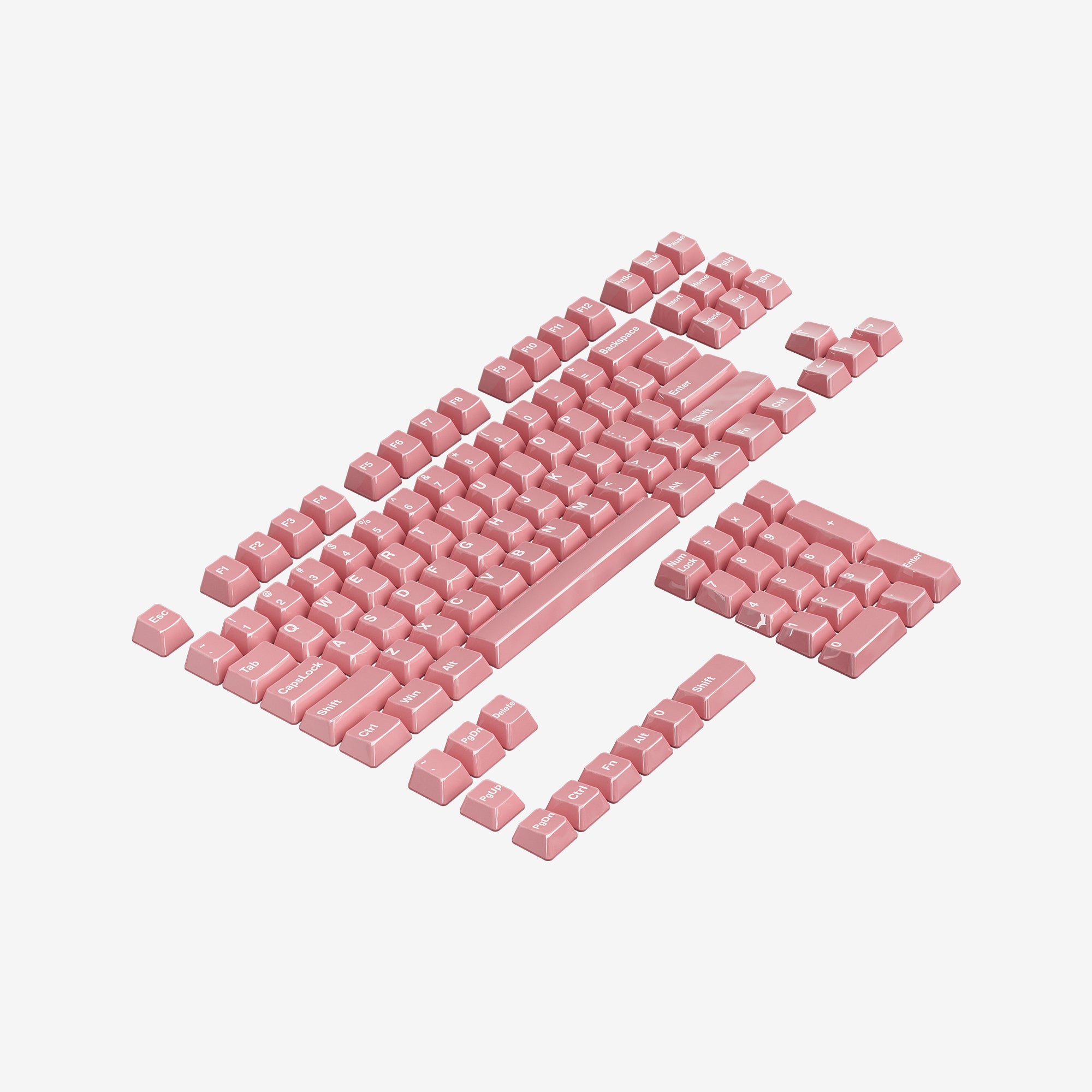 Ceramic Keycap Full Set-Pink