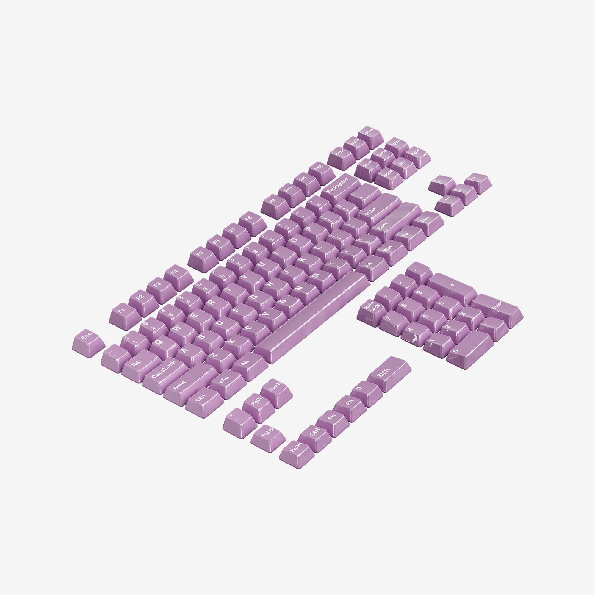 Ceramic Keycap Full Set-Purple