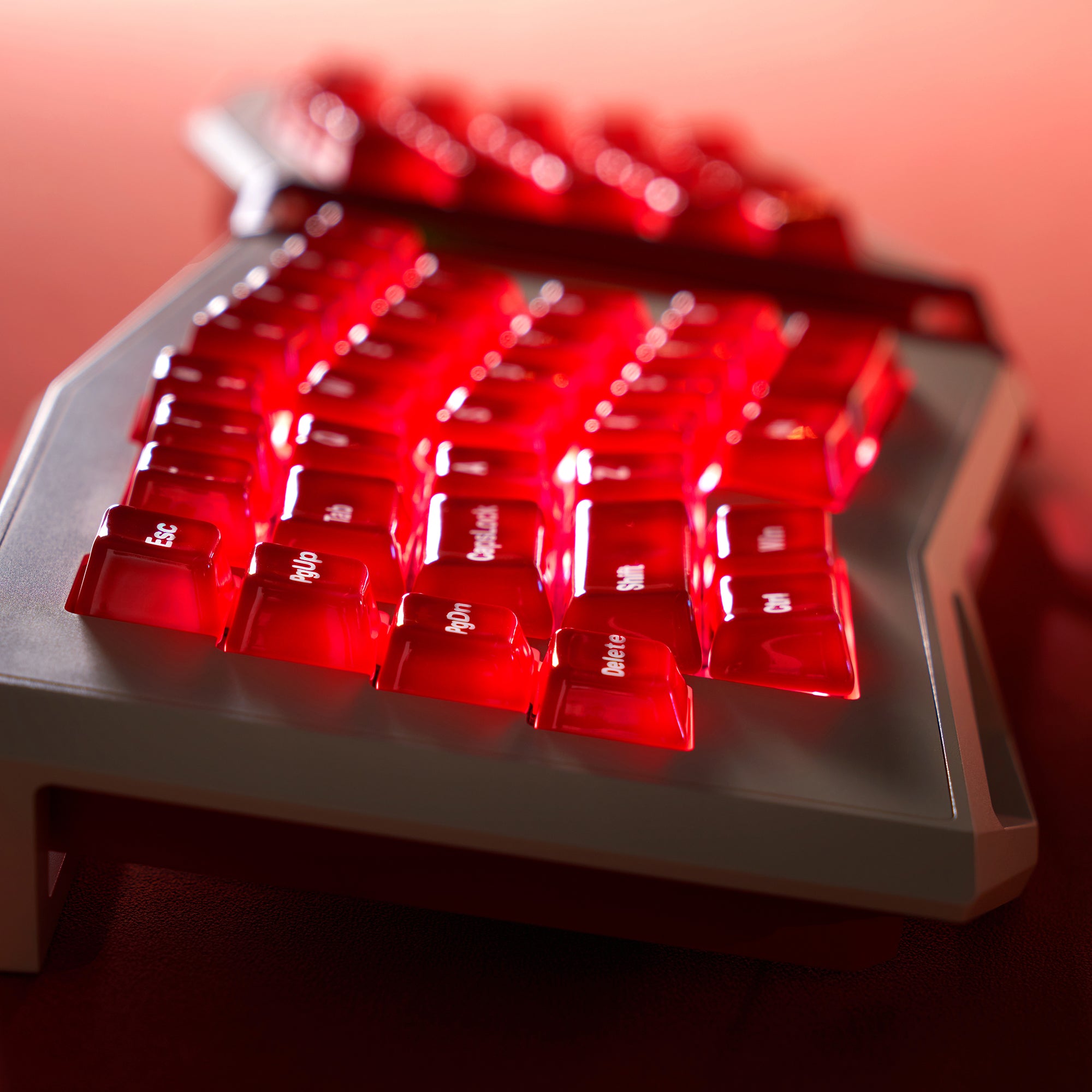 Ceramic Keycap Vollset - Rot