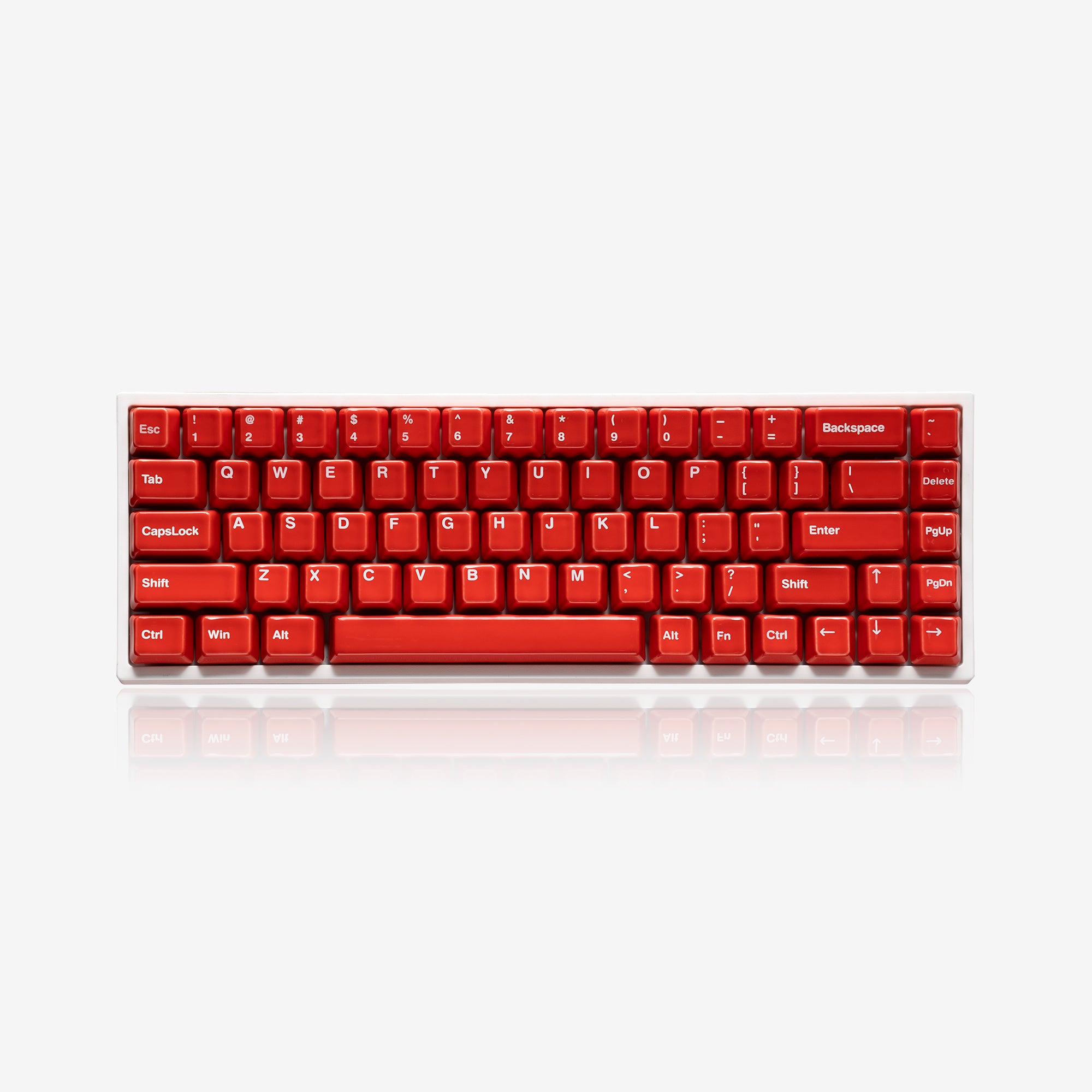 Ceramic Keycap Vollset - Rot