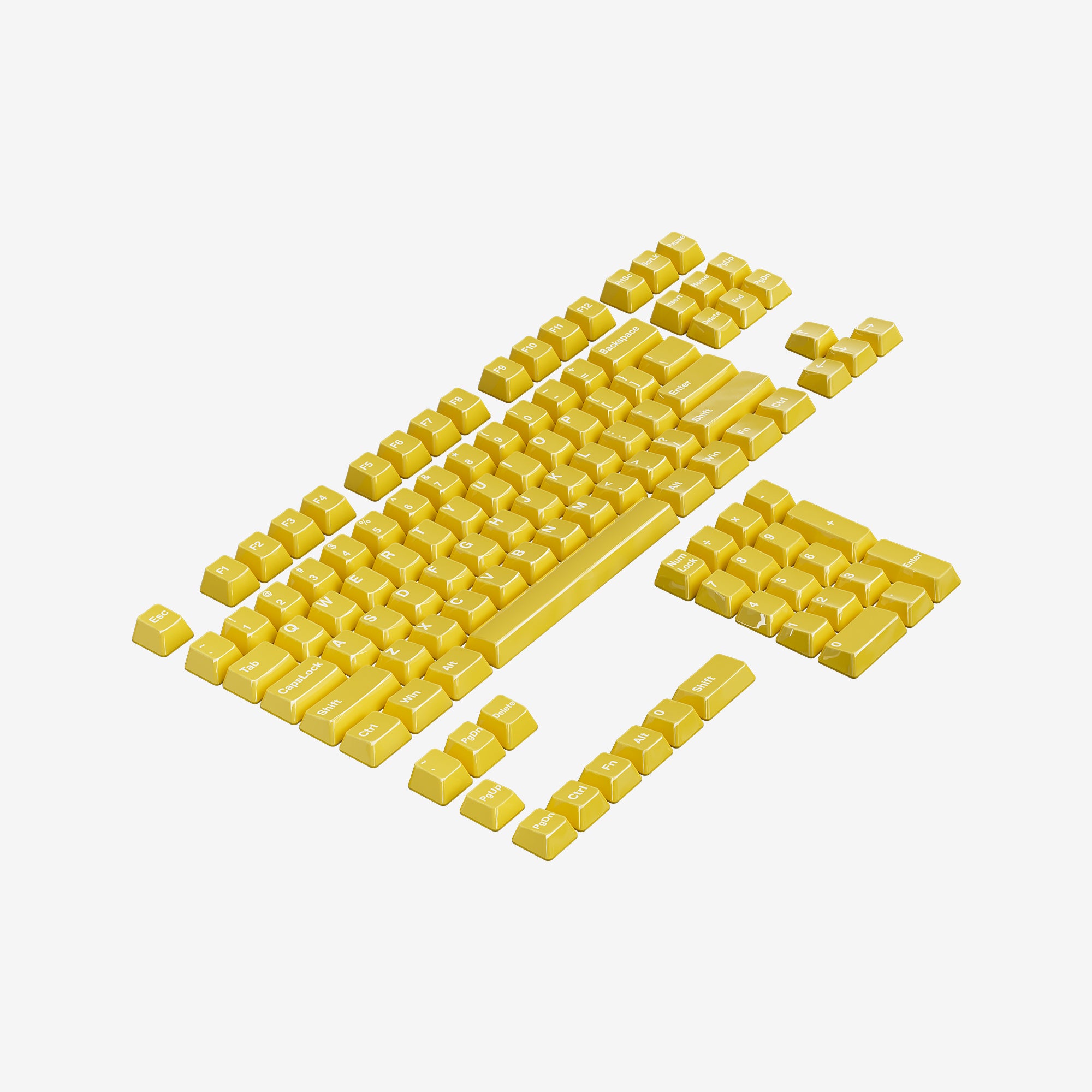 Ceramic Keycap Full Set-Yellow